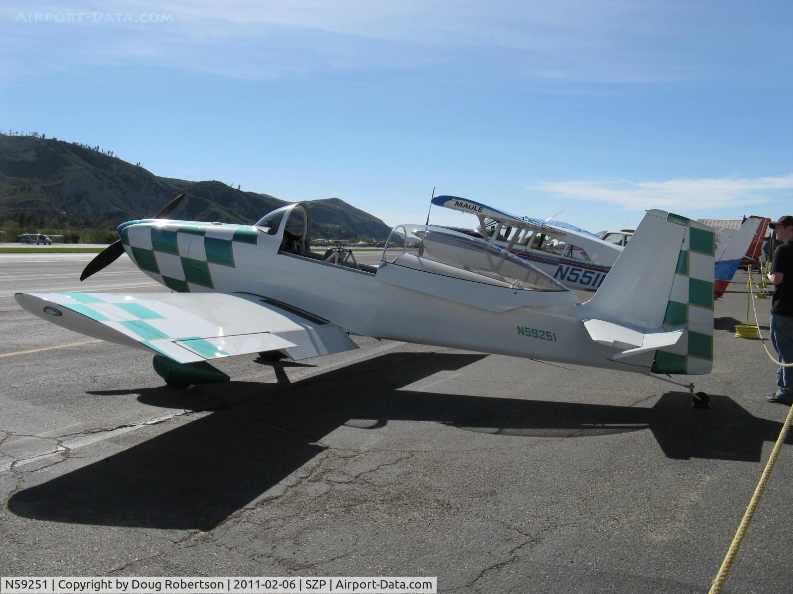 N59251, 2007 Vans RV-8 C/N 81199, 2007 Snider VAN's RV-8, Superior XP-360 180 Hp