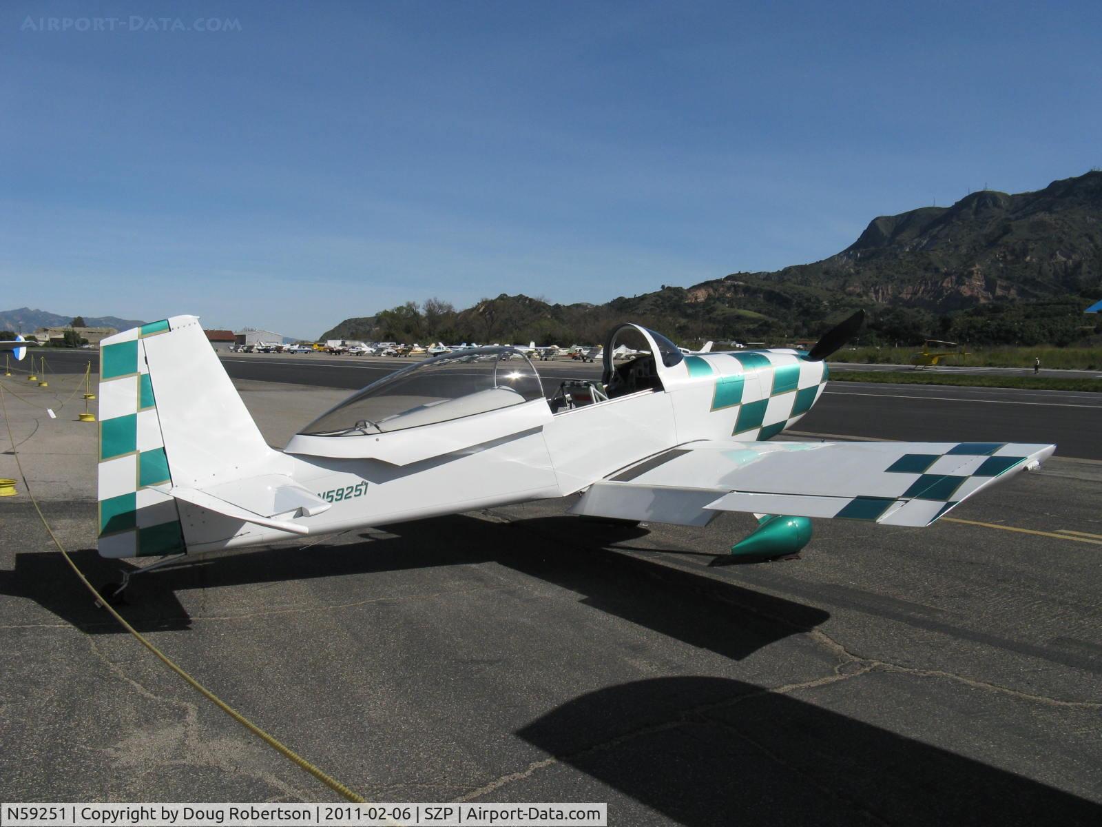 N59251, 2007 Vans RV-8 C/N 81199, 2007 Snider VAN's RV-8, Superior XP-360 180 Hp