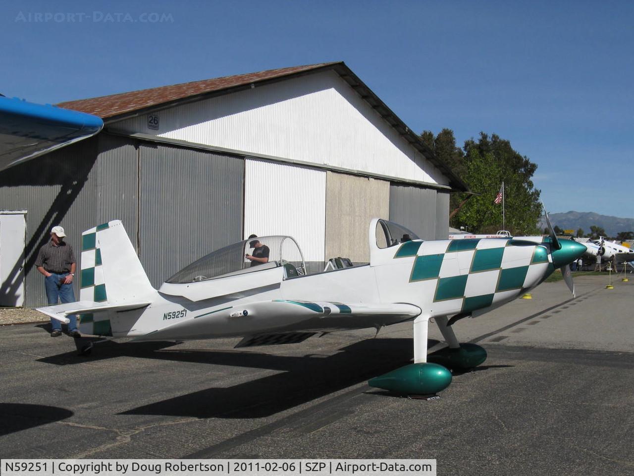 N59251, 2007 Vans RV-8 C/N 81199, 2007 Snider VAN's RV-8, Superior XP-360 180 Hp