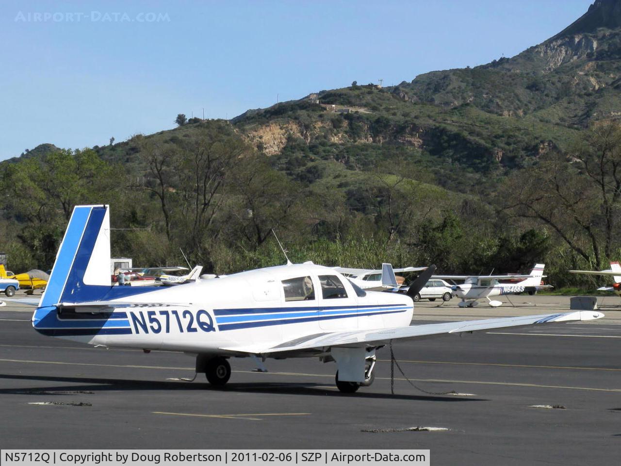 N5712Q, 1965 Mooney M20C Ranger C/N 3058, 1965 Mooney M20C, Lycoming O&VO-360 180 Hp