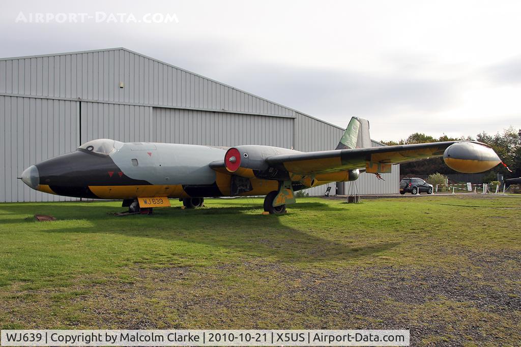 WJ639, English Electric Canberra TT.18 C/N HP-206B, English Electric Canberra TT18 at the North East Aircraft Museum, Usworth in October 2010.