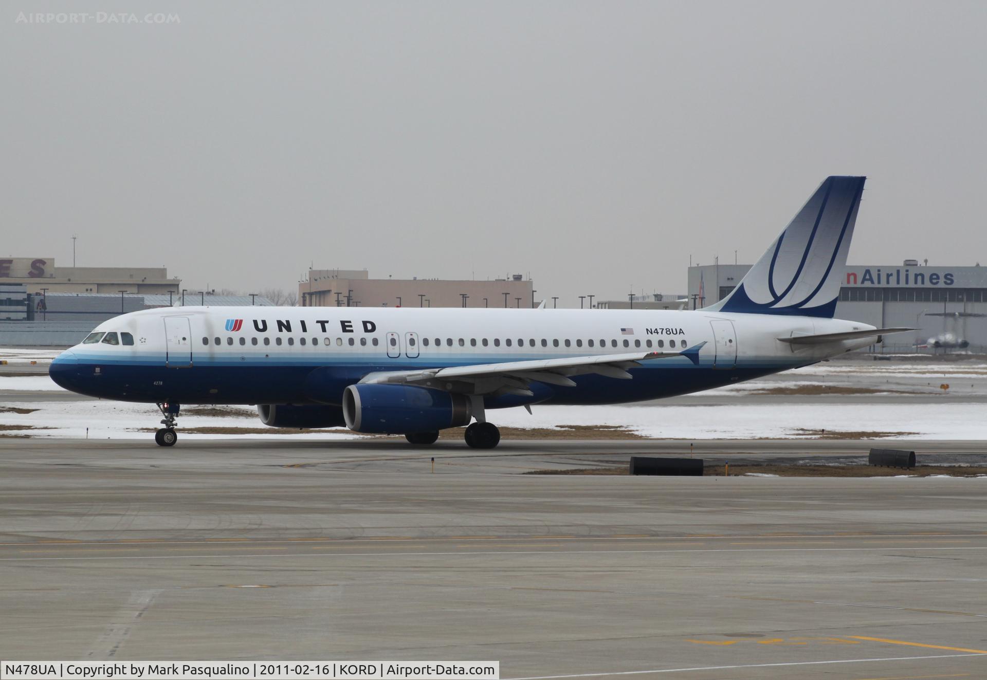 N478UA, 2001 Airbus A320-232 C/N 1533, Airbus A320