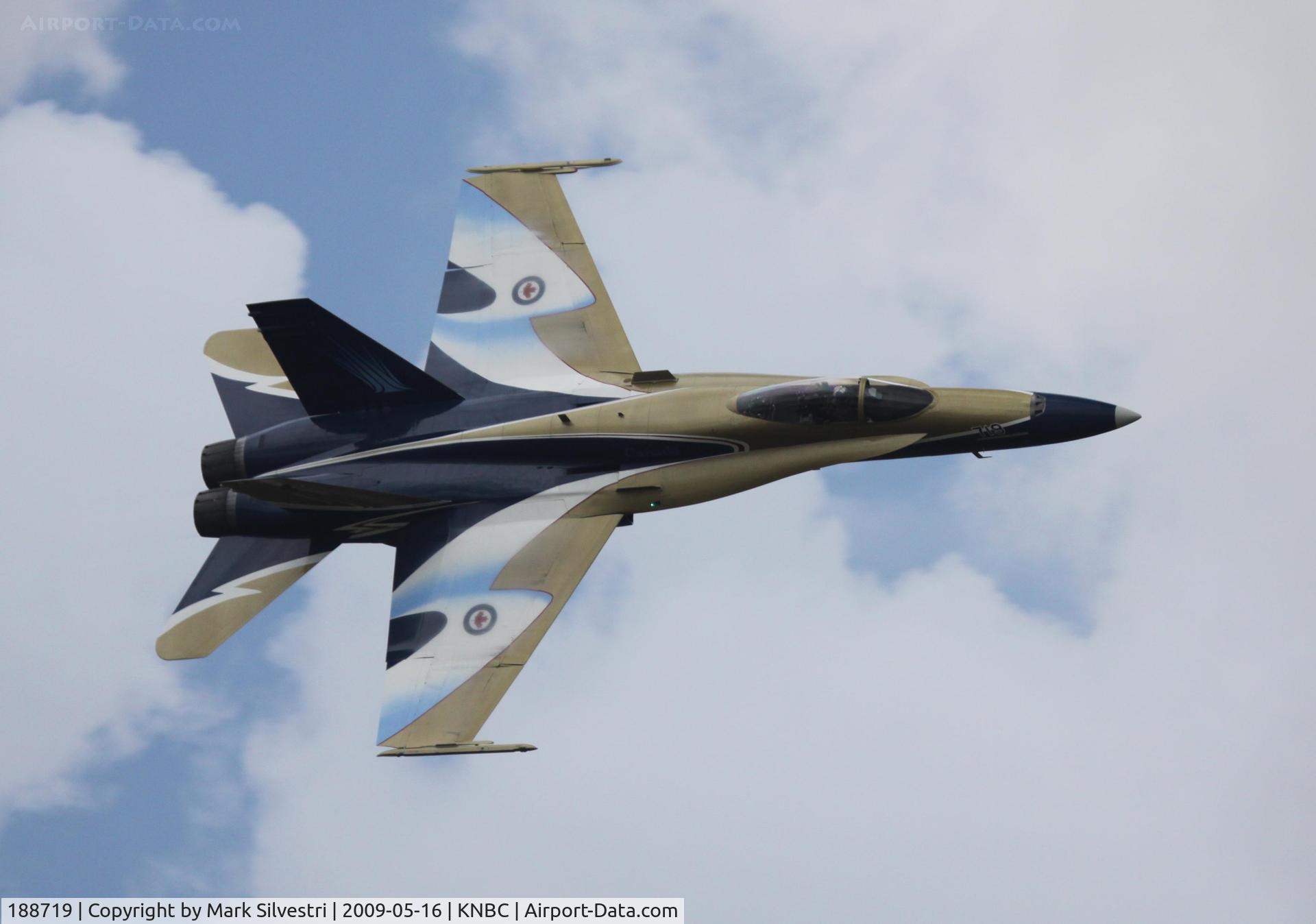 188719, McDonnell Douglas CF-188A Hornet C/N 0178/A139, MCAS Beaufort 2009