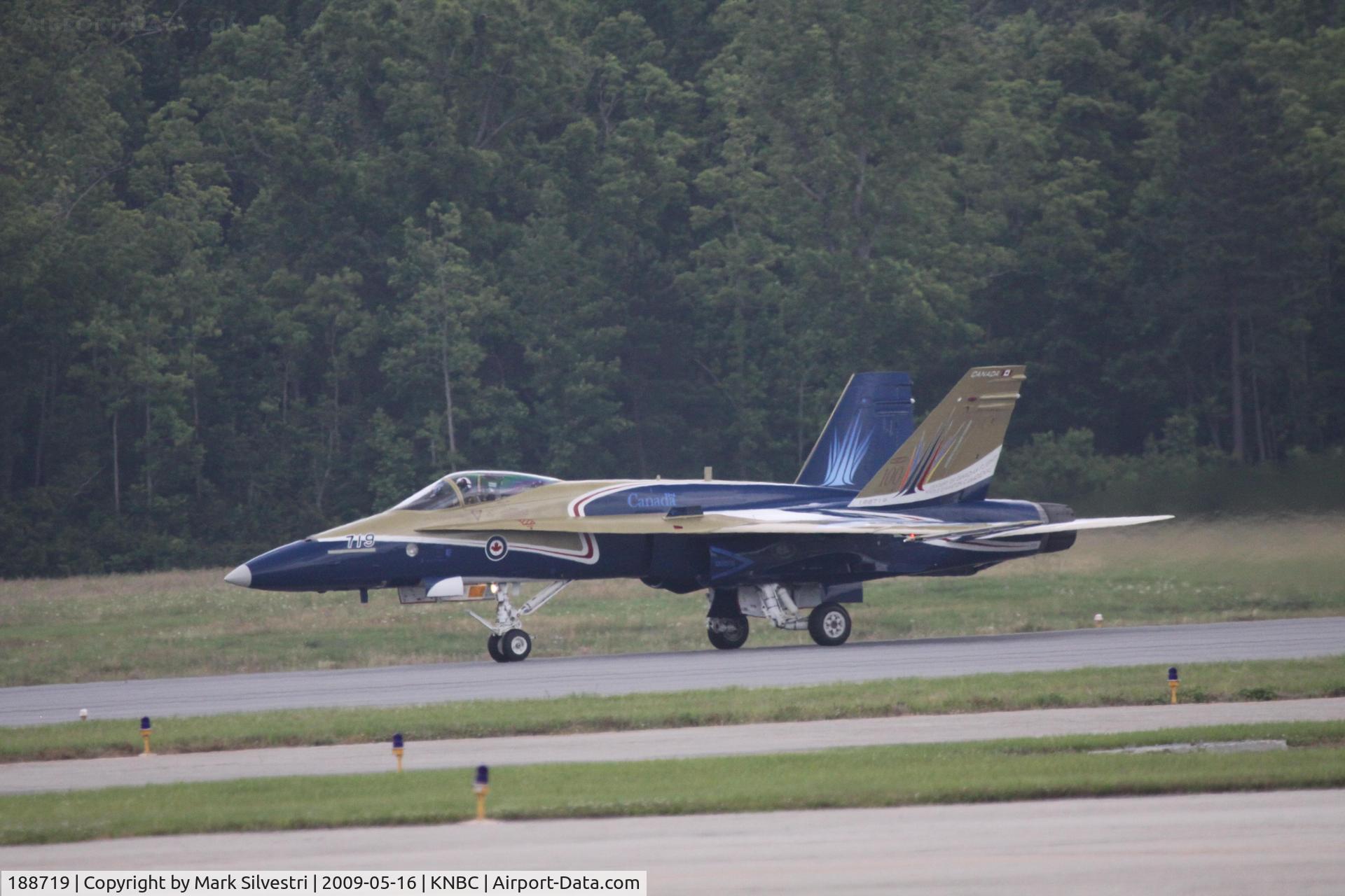 188719, McDonnell Douglas CF-188A Hornet C/N 0178/A139, MCAS Beaufort 2009