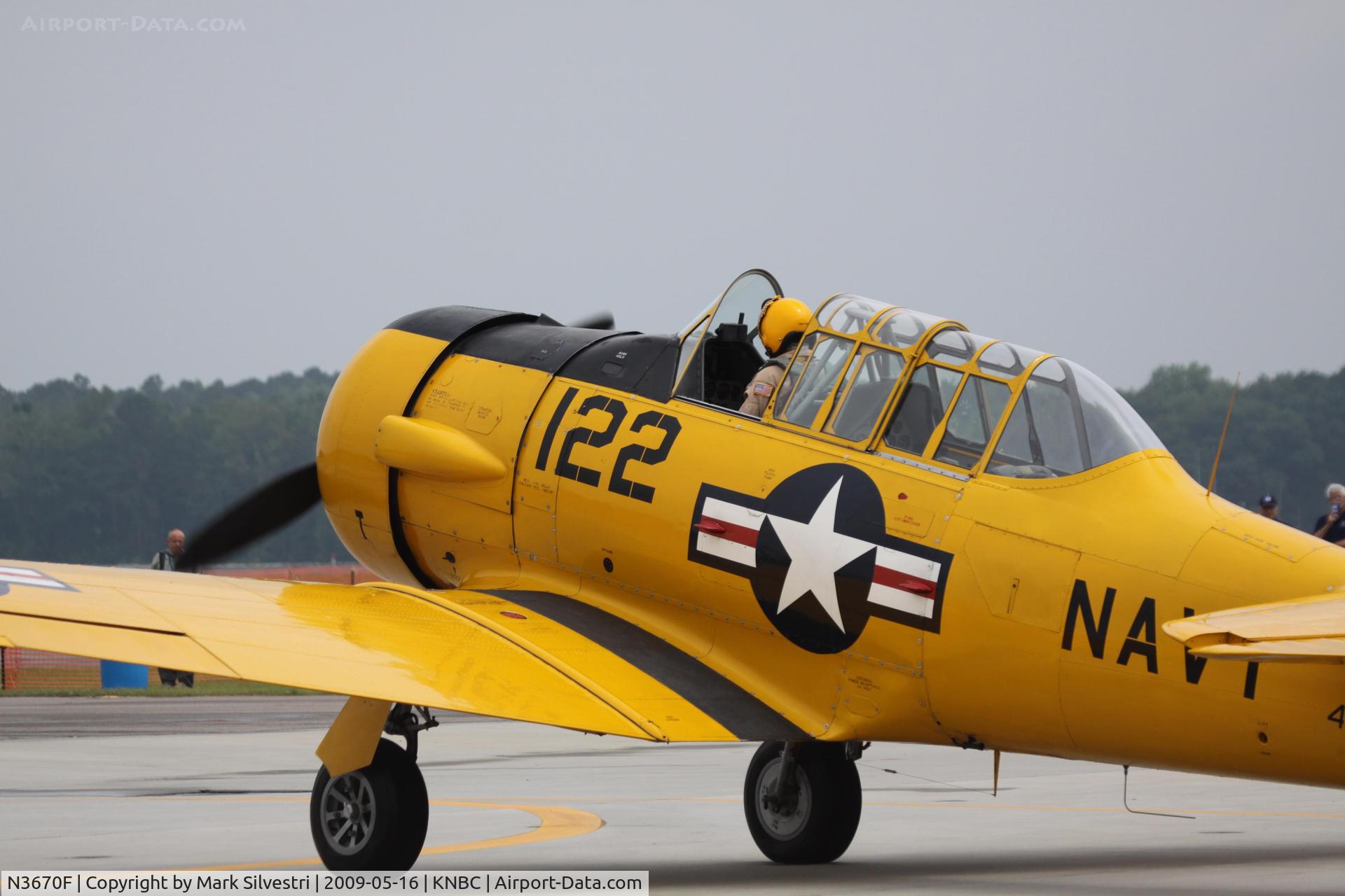 N3670F, North American SNJ-5 Texan Texan C/N 43855, MCAS Beaufort 2009
