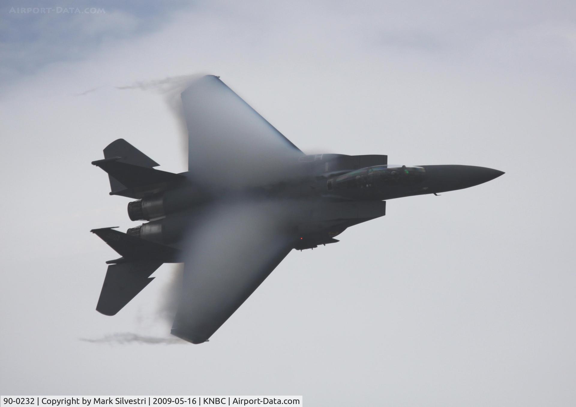 90-0232, 1990 McDonnell Douglas F-15E Strike Eagle C/N 1161/E134, MCAS Beaufort 2009