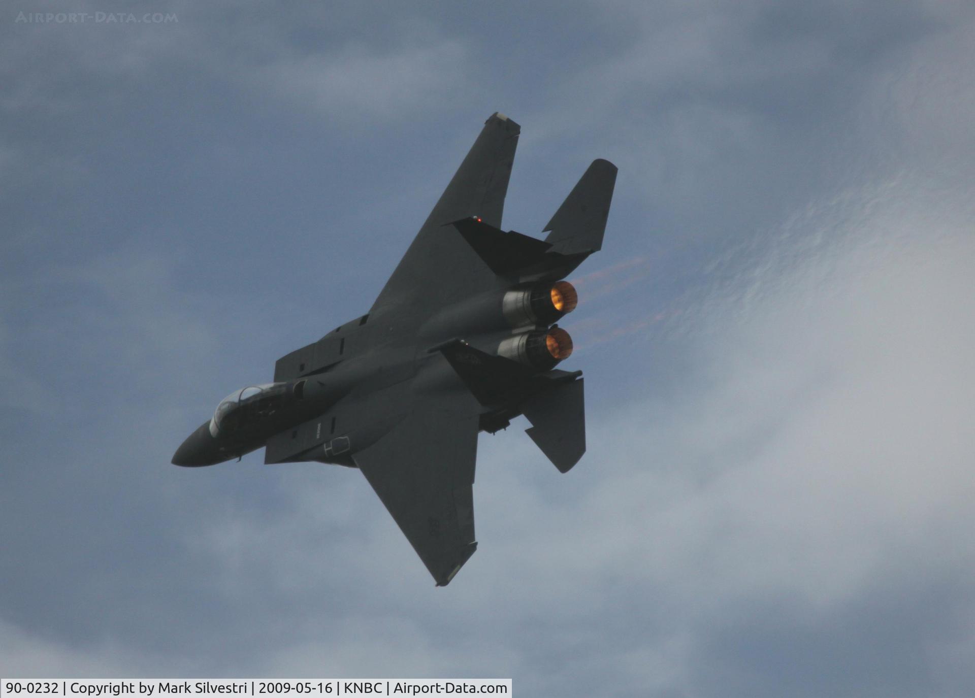 90-0232, 1990 McDonnell Douglas F-15E Strike Eagle C/N 1161/E134, MCAS Beaufort 2009