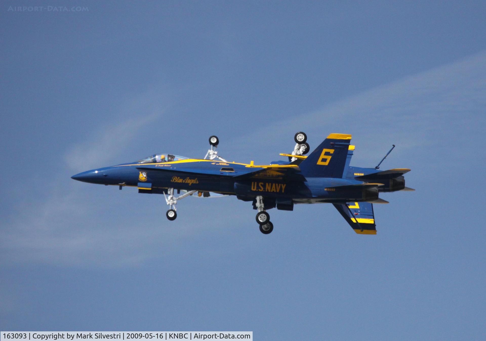 163093, McDonnell Douglas F/A-18A Hornet C/N 0475/A391, MCAS Beaufort 2009