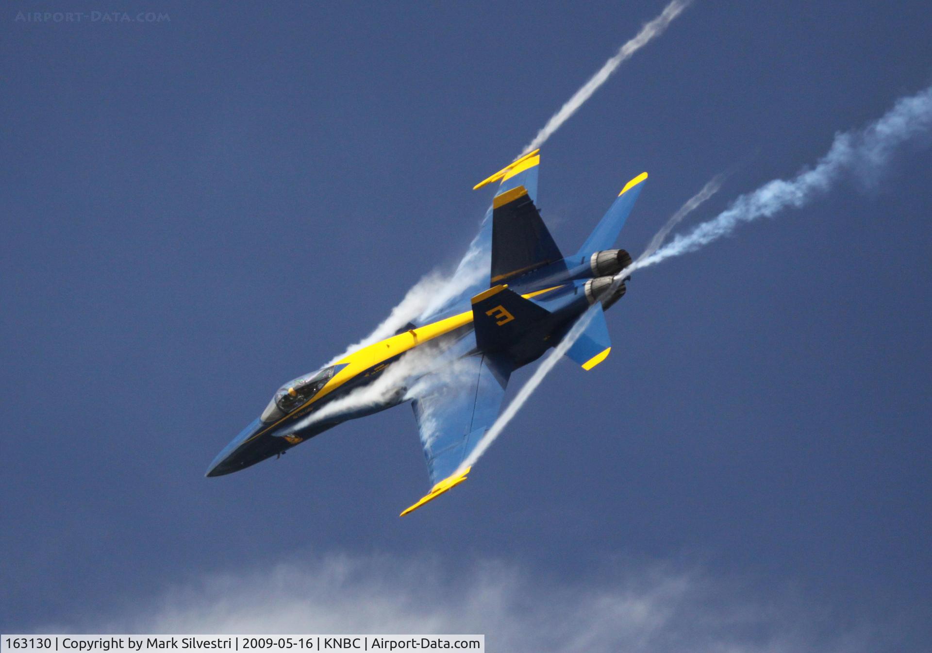 163130, McDonnell Douglas F/A-18A-21-MC Hornet C/N 0539/A448, MCAS Beaufort 2009 - Blue Angel #3