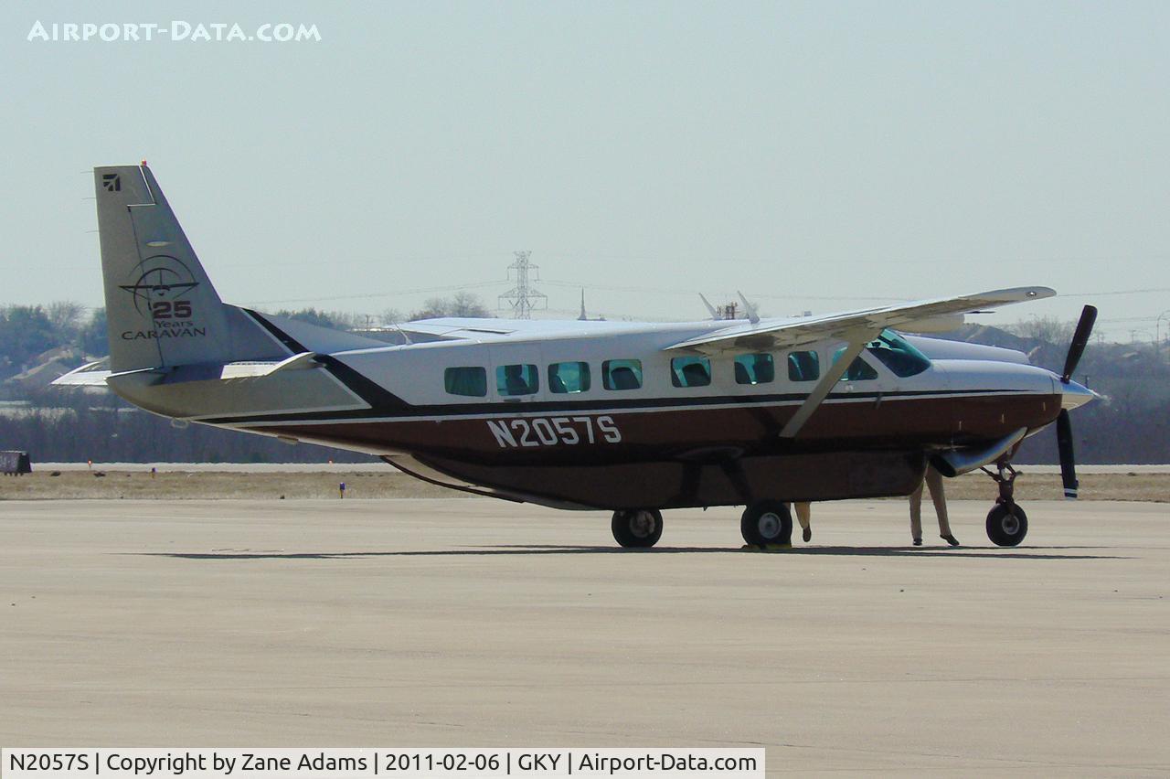 N2057S, Cessna 208B C/N 208B2220, At Arlington Municipal - in town for Super Bowl XLV