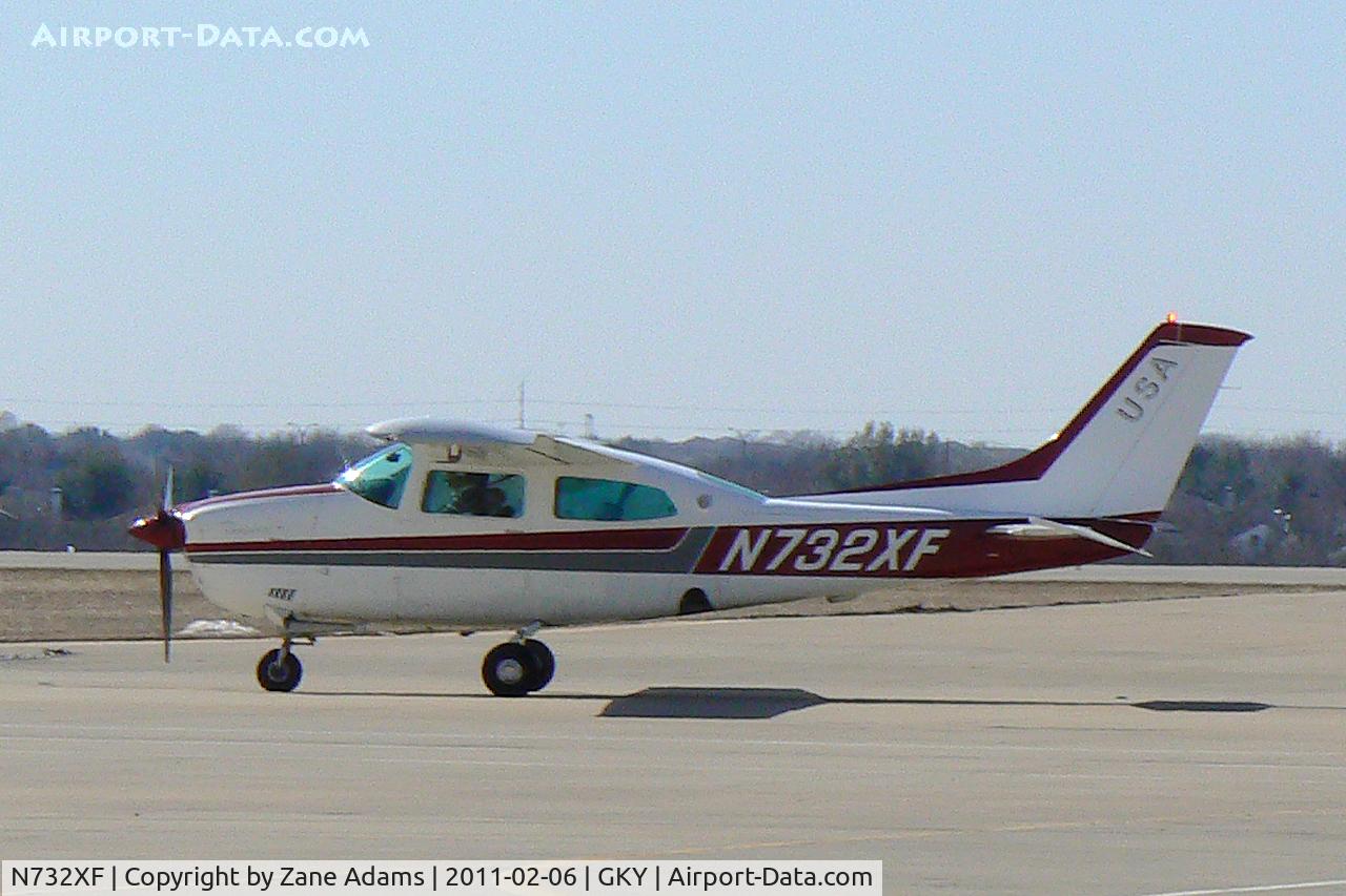 N732XF, 1977 Cessna T210M Turbo Centurion C/N 21061851, At Arlington Municipal - in town for Super Bowl XLV