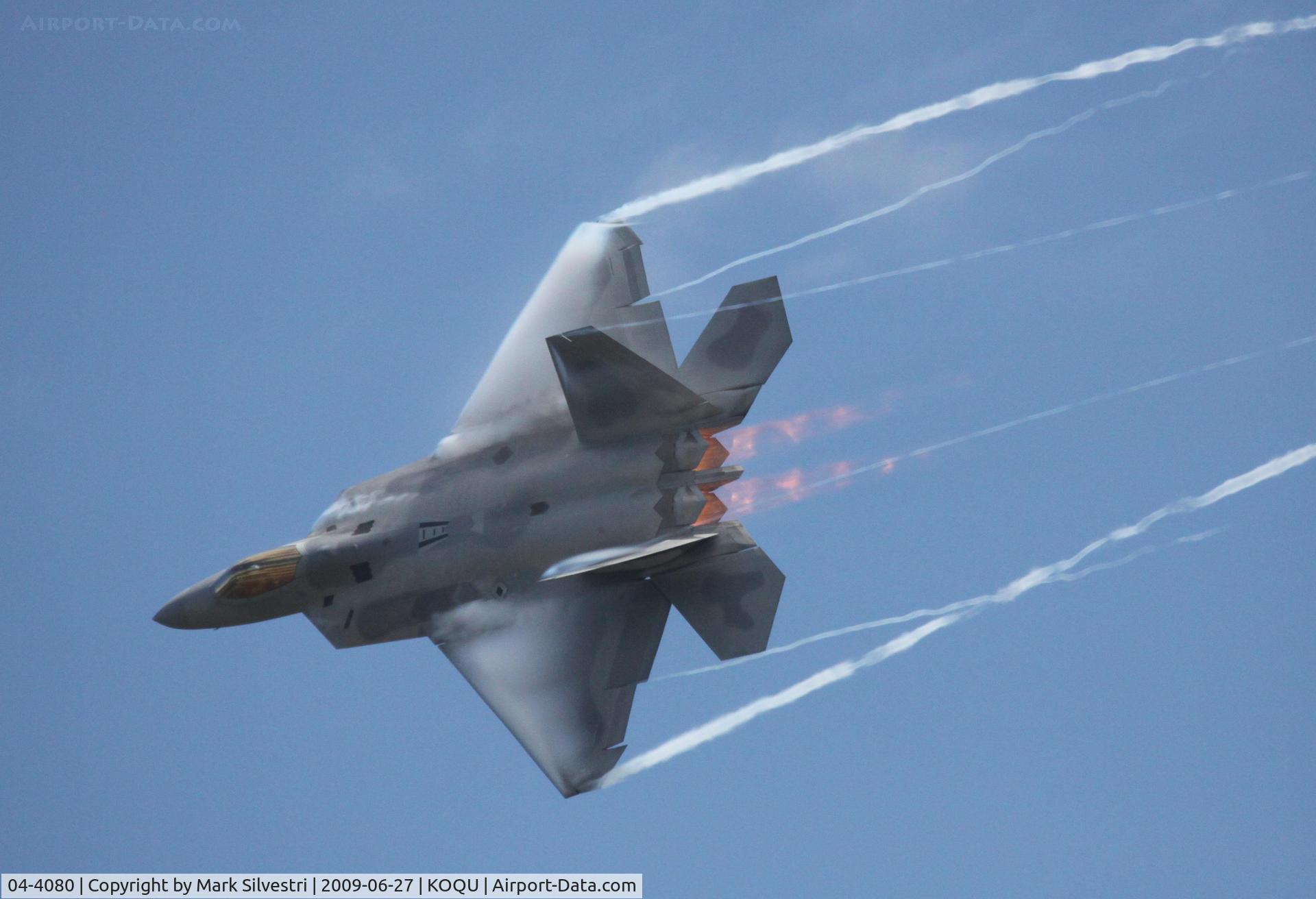 04-4080, 2004 Lockheed Martin F-22A Raptor C/N 4080, Quonset Point 2009