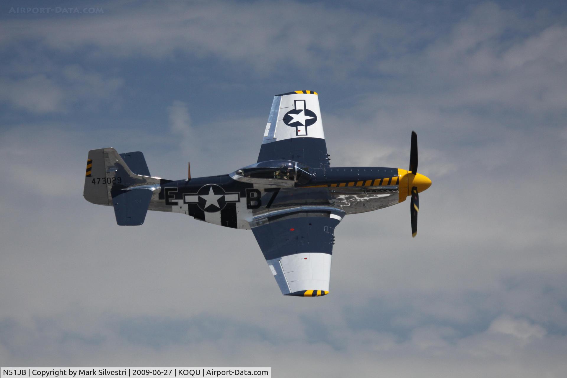 N51JB, 1944 North American P-51D Mustang C/N 122-39488, Quonset Point 2009