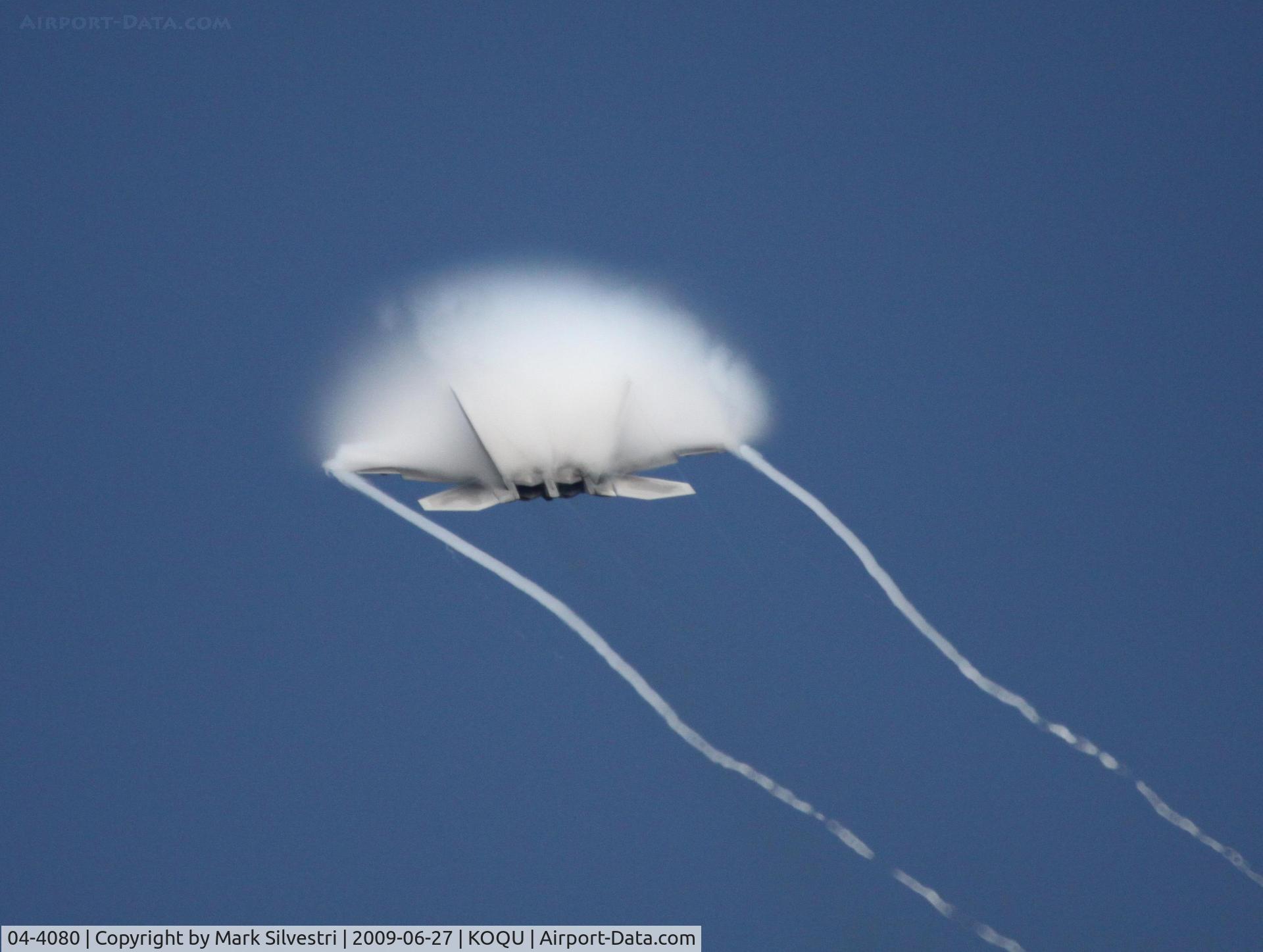 04-4080, 2004 Lockheed Martin F-22A Raptor C/N 4080, Quonset Point 2009