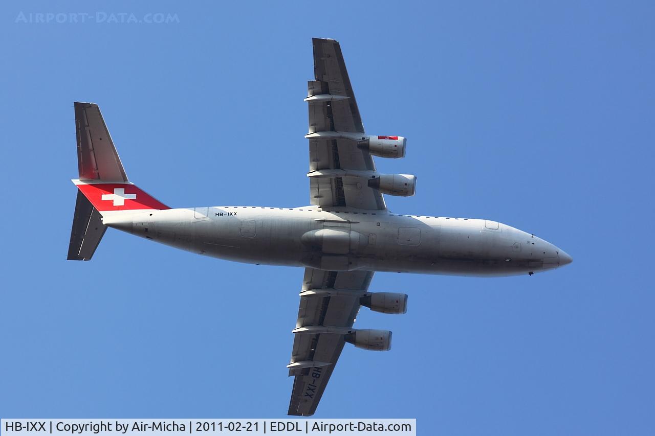 HB-IXX, 1995 British Aerospace Avro 146-RJ100 C/N E3262, Swissair, Name: Silberen 2319m