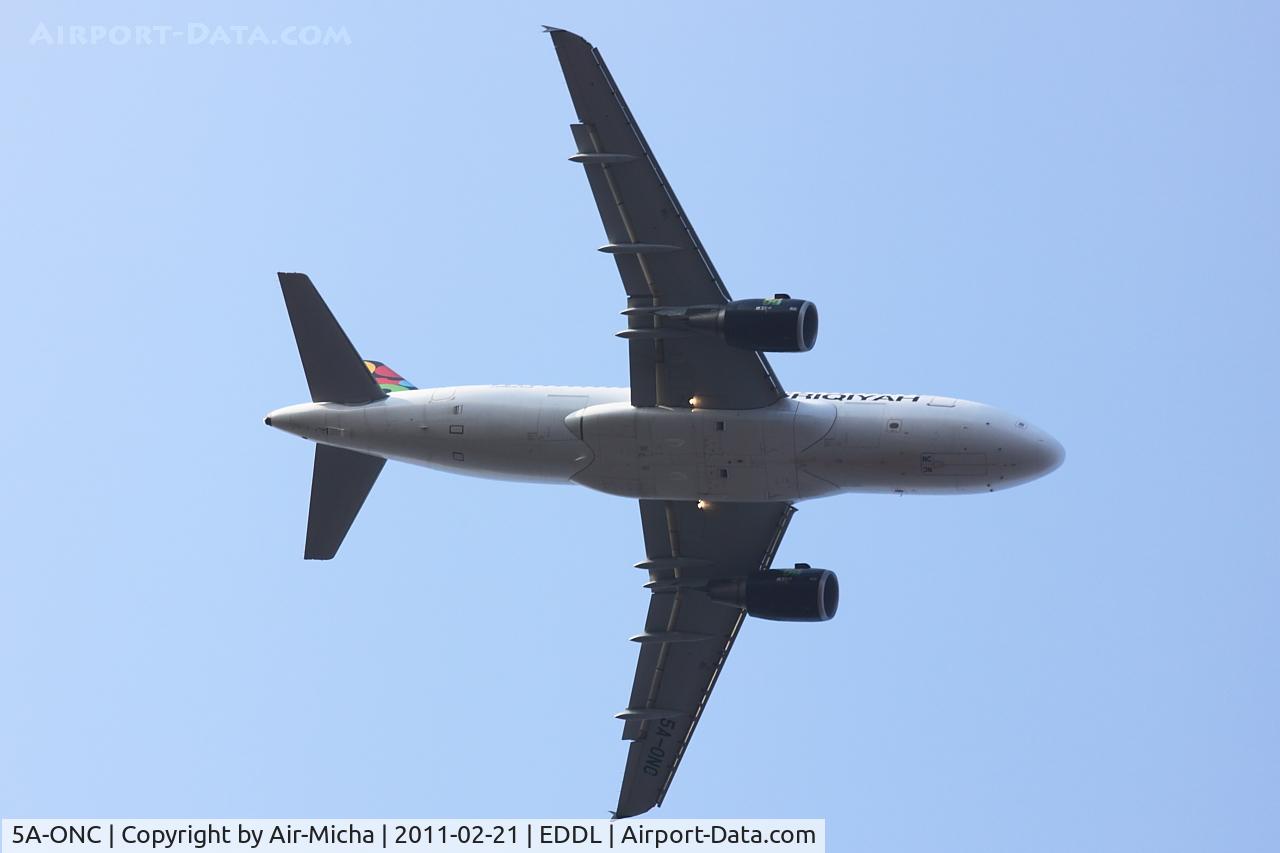5A-ONC, 2008 Airbus A319-111 C/N 3615, Afriqiyah Airways