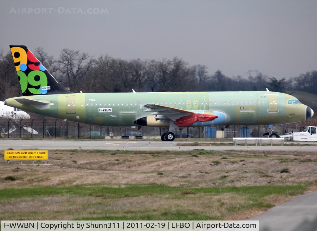 F-WWBN, 2011 Airbus A320-214 C/N 4639, C/n 4639 - For Afriqiyah...