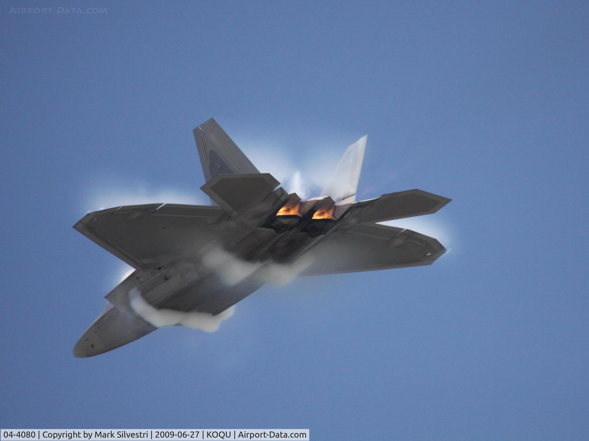 04-4080, 2004 Lockheed Martin F-22A Raptor C/N 4080, Quonset Point 2009