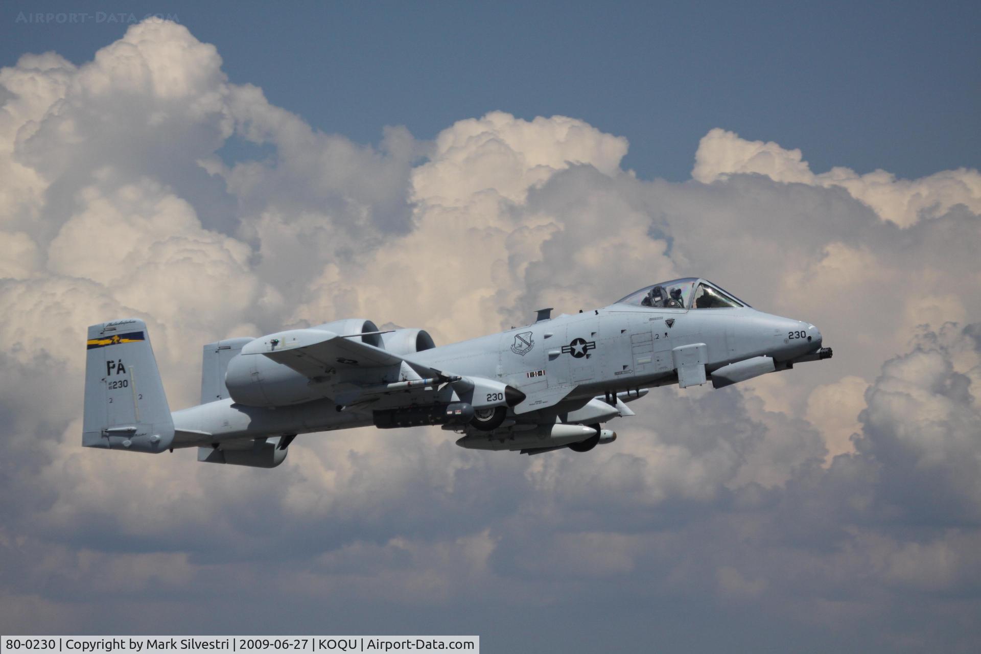 80-0230, 1980 Fairchild Republic A-10C Thunderbolt II C/N A10-0580, Quonset Point 2009
