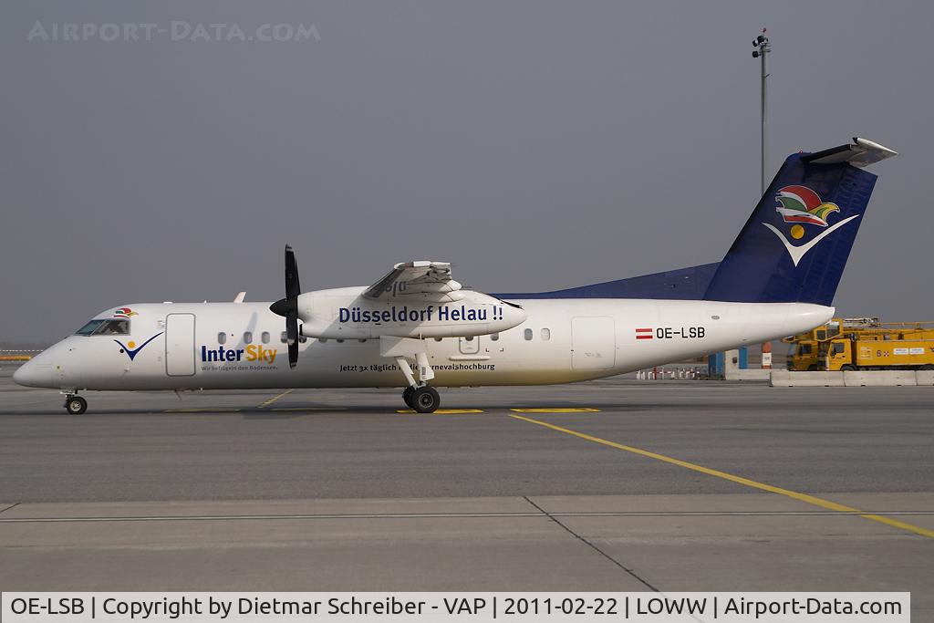 OE-LSB, 1998 De Havilland Canada DHC-8-314Q Dash 8 C/N 525, Intersky Dash 8-300