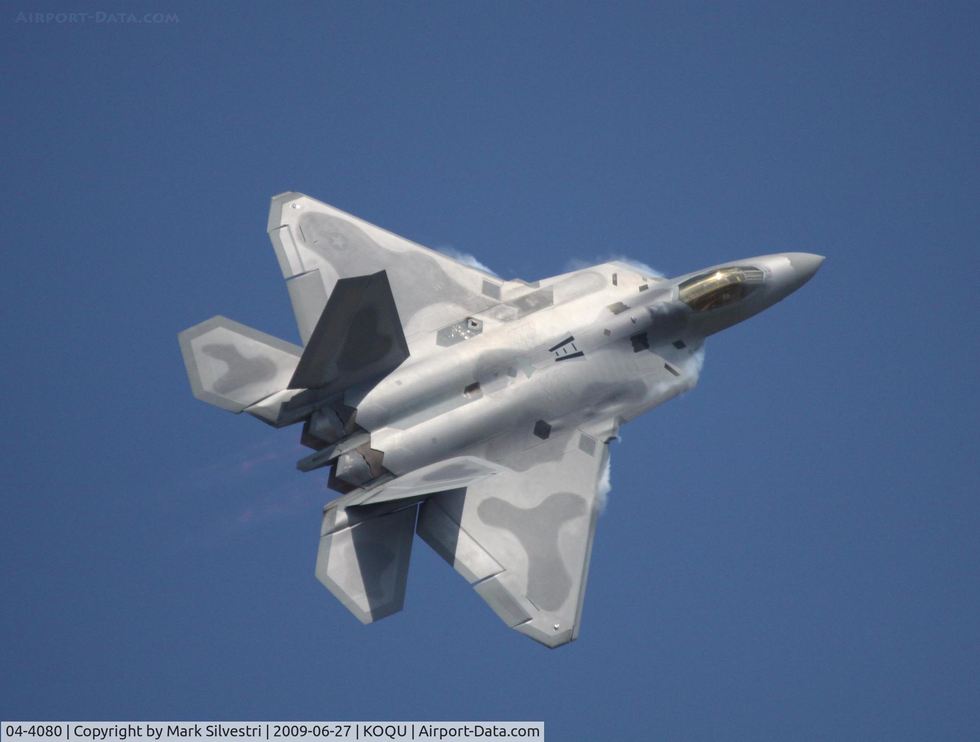 04-4080, 2004 Lockheed Martin F-22A Raptor C/N 4080, Quonset Point 2009