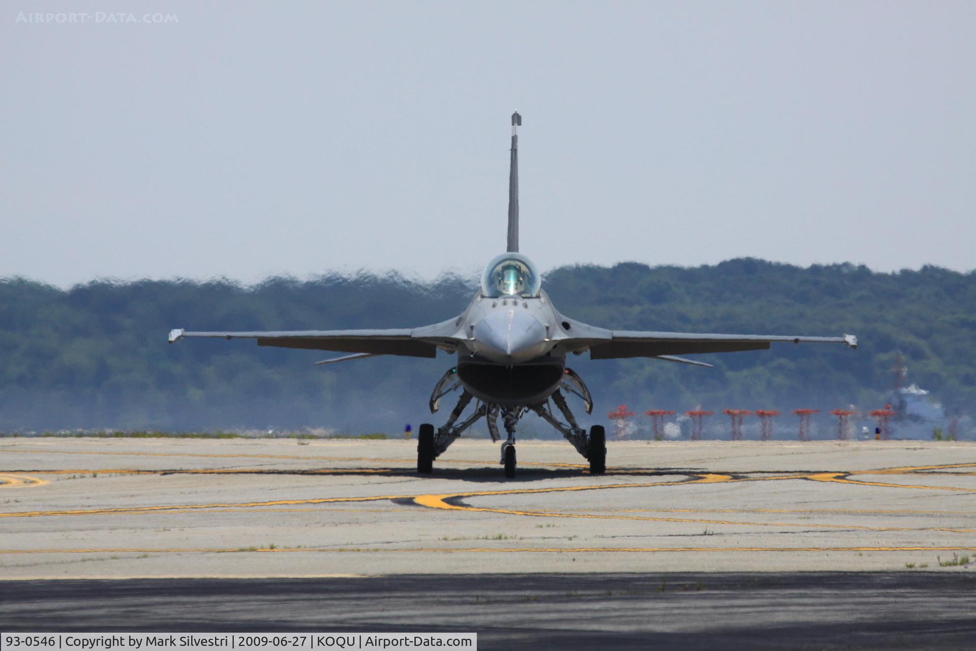 93-0546, 1993 Lockheed F-16C Fighting Falcon C/N CC-181, Quonset Point 2009
