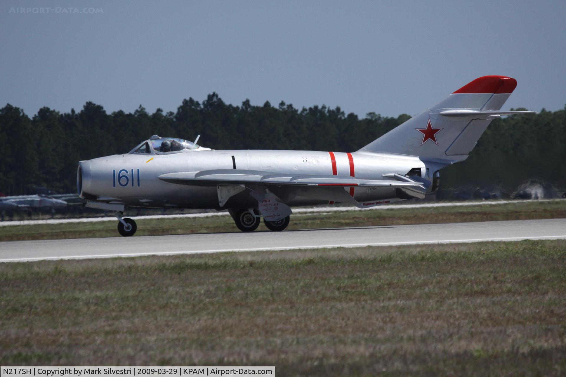 N217SH, 1959 PZL-Mielec Lim-5 (MiG-17F) C/N 1C1611, Tyndall 2009