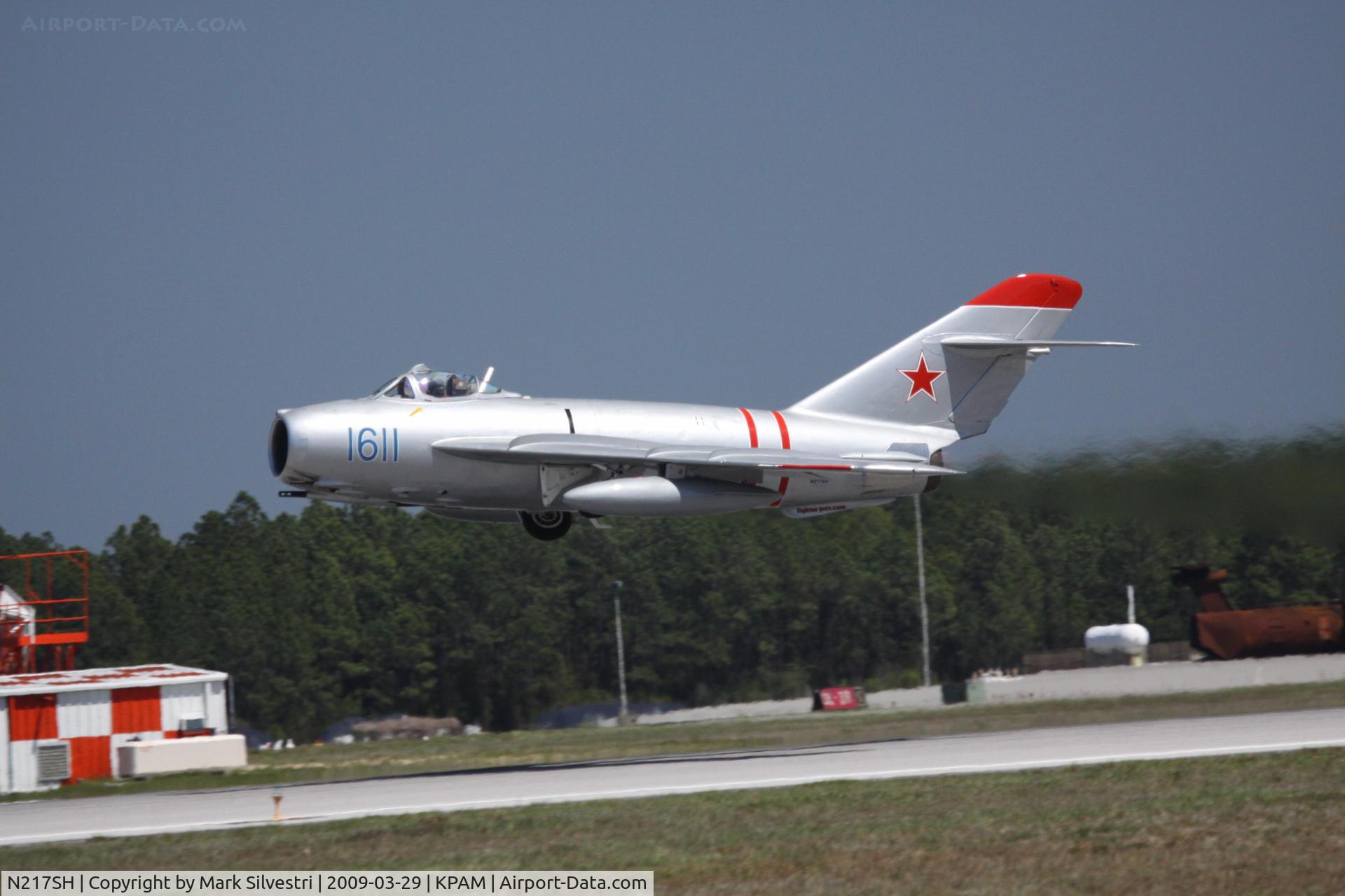 N217SH, 1959 PZL-Mielec Lim-5 (MiG-17F) C/N 1C1611, Tyndall 2009