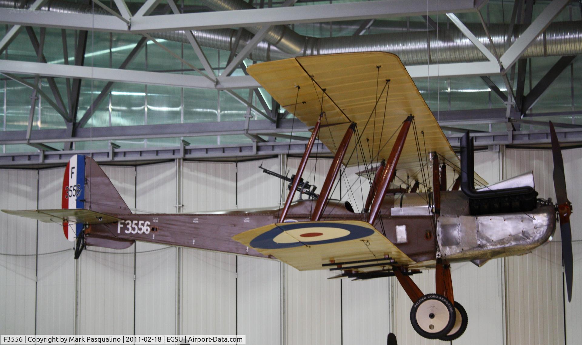 F3556, 1918 Royal Aircraft Factory RE-8 C/N Not found F3556, Royal Aircraft Factory RE8