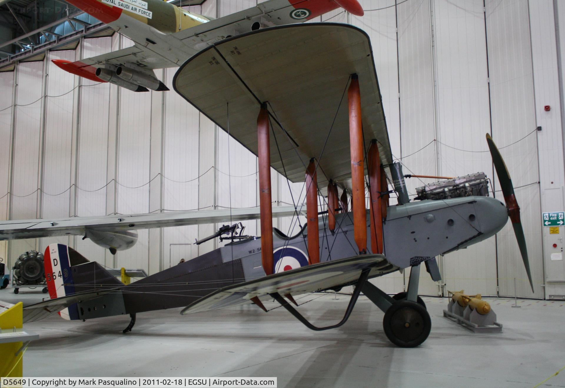 D5649, De Havilland DH-9 C/N Not found D5649, DH-9