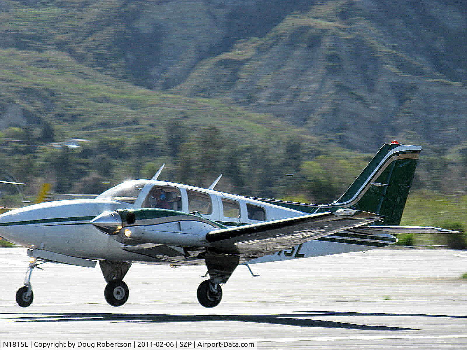 N1815L, 1976 Beech 58P Baron C/N TJ-63, 1976 Beech 58P BARON, two Continental TSIO-520-LB1C 310 Hp each, turbosupercharged & pressurized, first year of production, takeoff Rwy 04