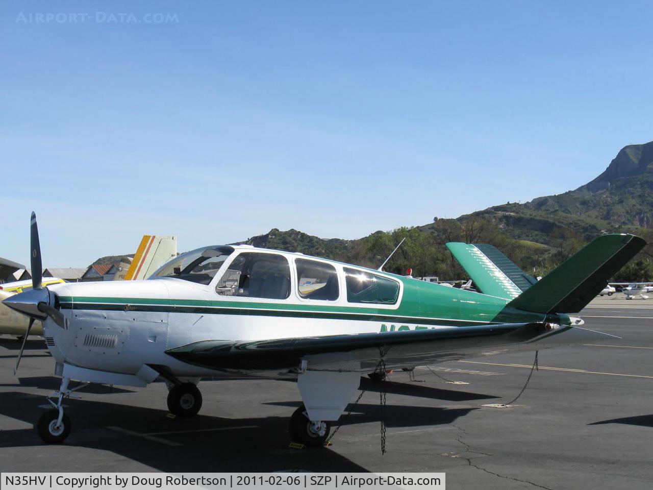 N35HV, 1957 Beech H35 Bonanza C/N D-5236, 1957 Beech H35 BONANZA, Continental O-470-G 240 Hp, 464 H35s were produced at original price $22,650 each. They didn't call the decade the Fabulous Fifties for nothing!