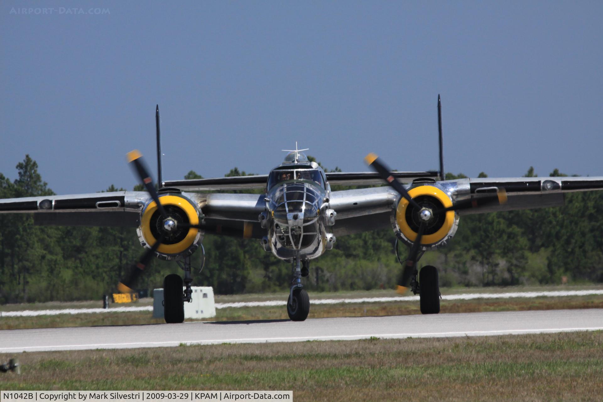 N1042B, 1944 North American B-25N Mitchell C/N 108-35148, Tyndall 2009