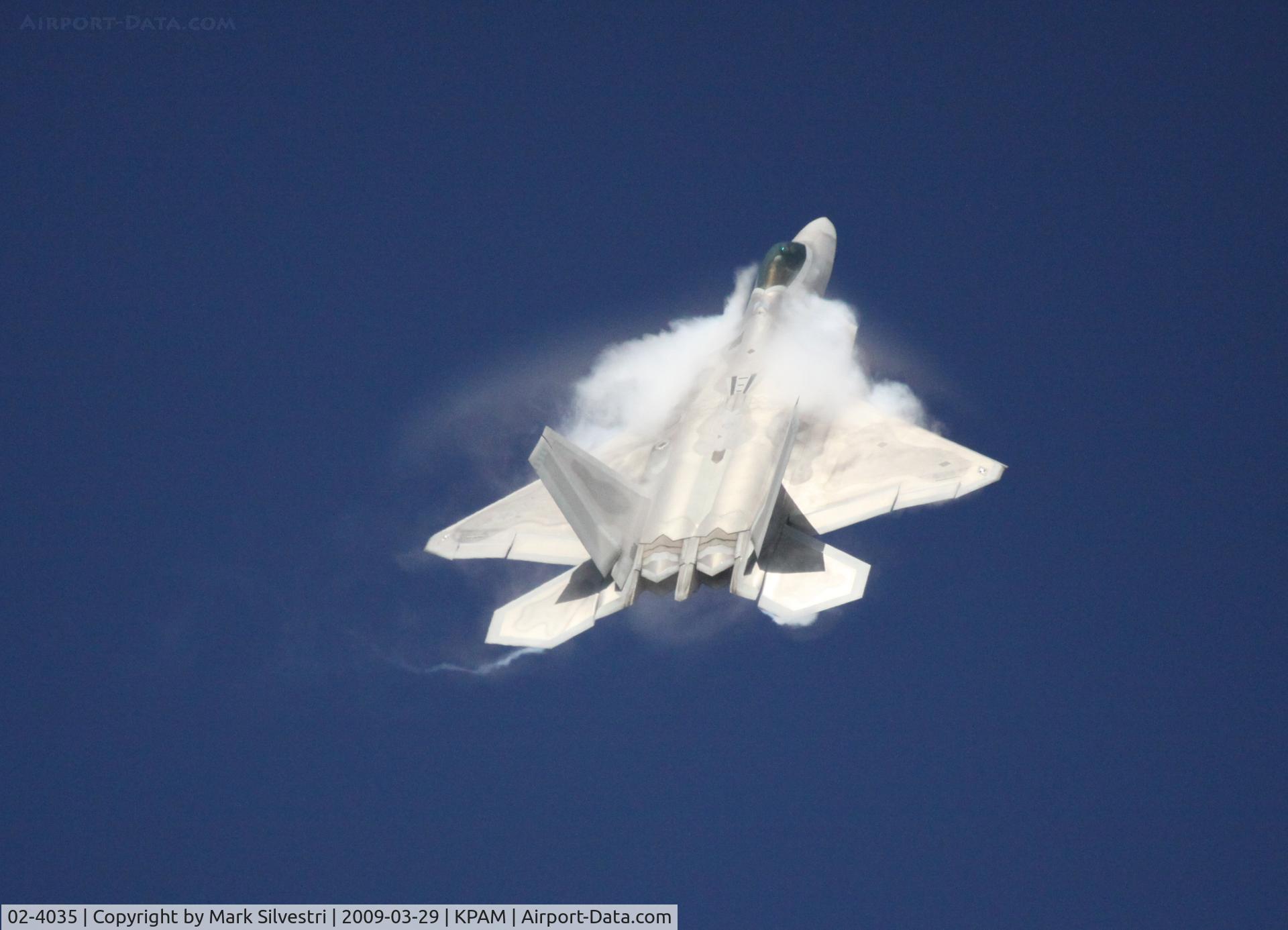 02-4035, Lockheed Martin F/A-22A Raptor C/N 4035, Tyndall 2009
