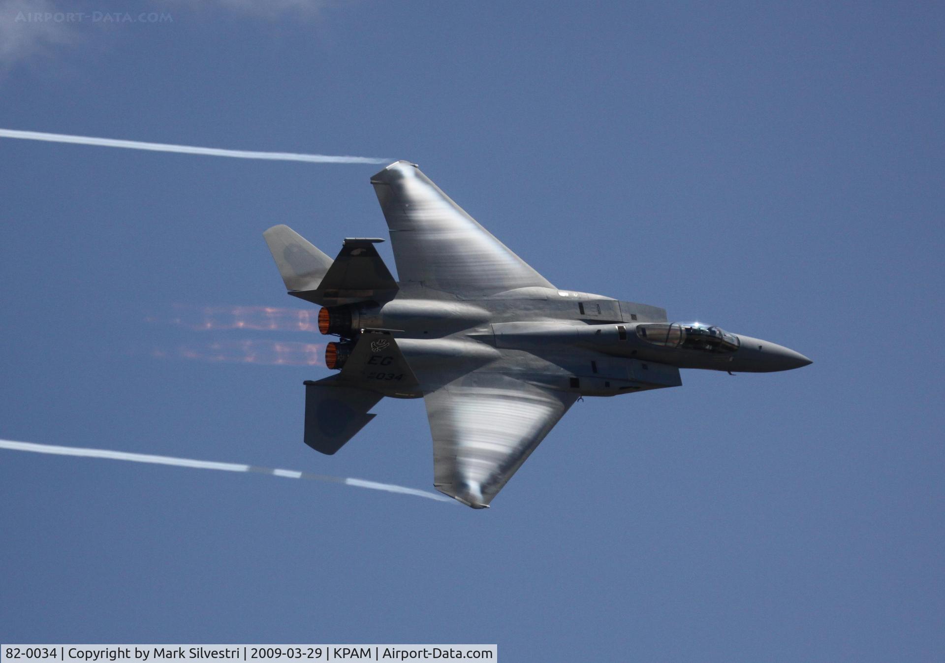 82-0034, 1982 McDonnell Douglas F-15C Eagle C/N 0850/C265, Tyndall 2009