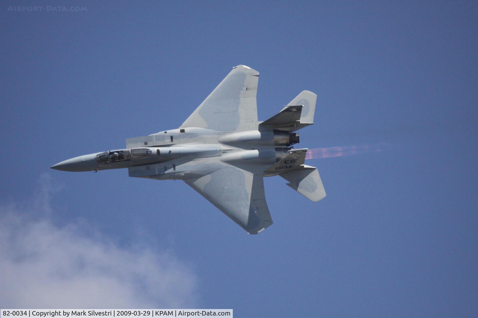 82-0034, 1982 McDonnell Douglas F-15C Eagle C/N 0850/C265, Tyndall 2009
