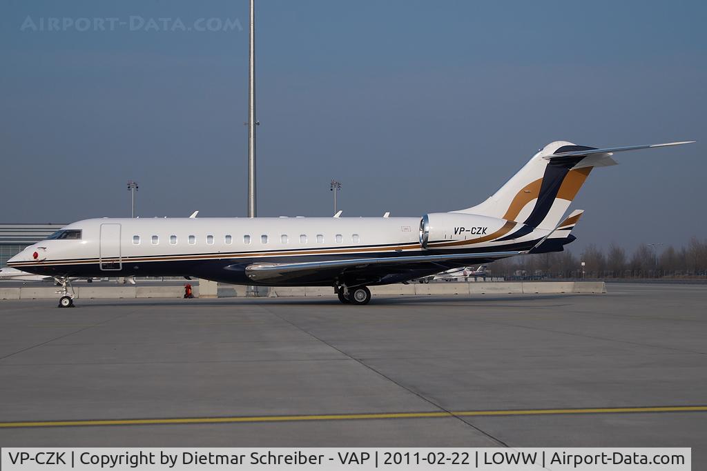 VP-CZK, 2007 Bombardier BD-700-1A10 Global Express XRS C/N 9244, Globalexpress 5000