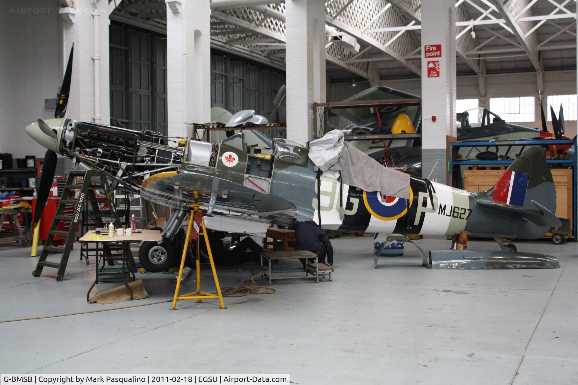 G-BMSB, 1943 Supermarine 361 Spitfire T.IX C/N CBAF.7722, Supermarine Spitfire T.IX