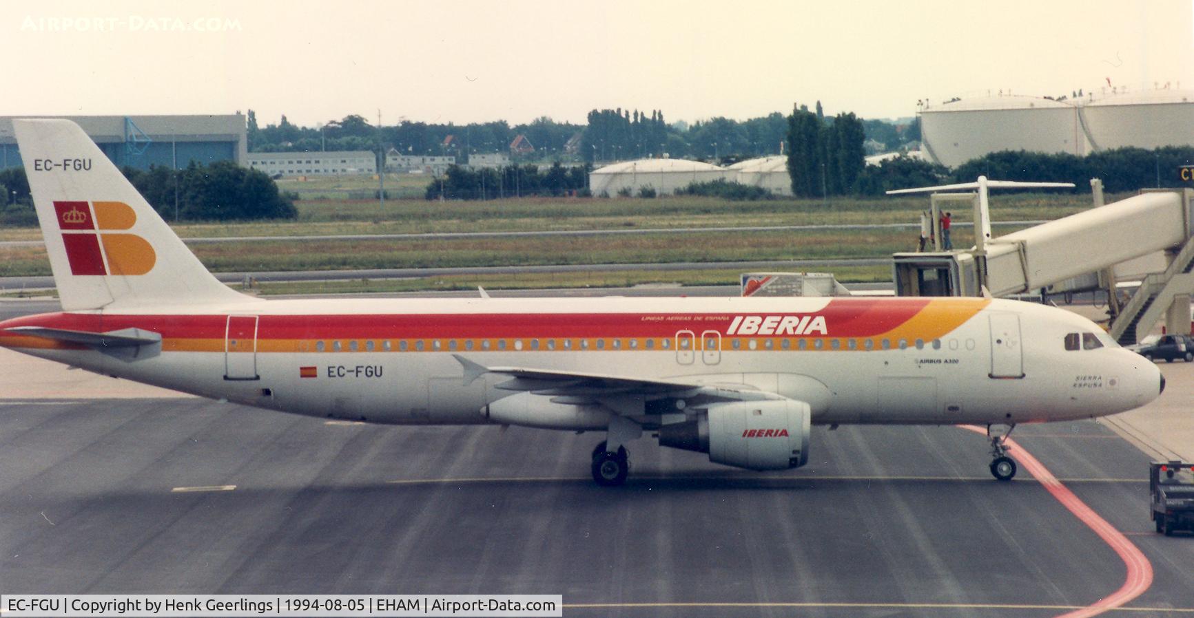 EC-FGU, 1991 Airbus A320-211 C/N 199, Iberia