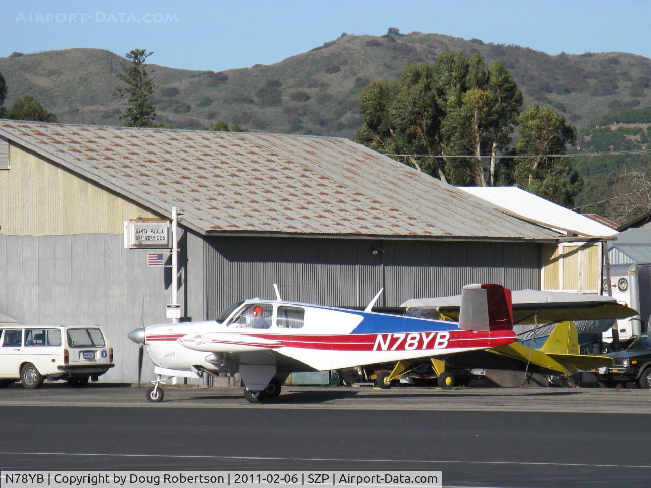 N78YB, 1950 Beech B35 Bonanza C/N D-2493, 1950 Beech B35 BONANZA, Continental E-225-8 196 Hp for one minute @2,450 rpm, 185 Hp continuous, tip tanks, taxi to Rwy 04