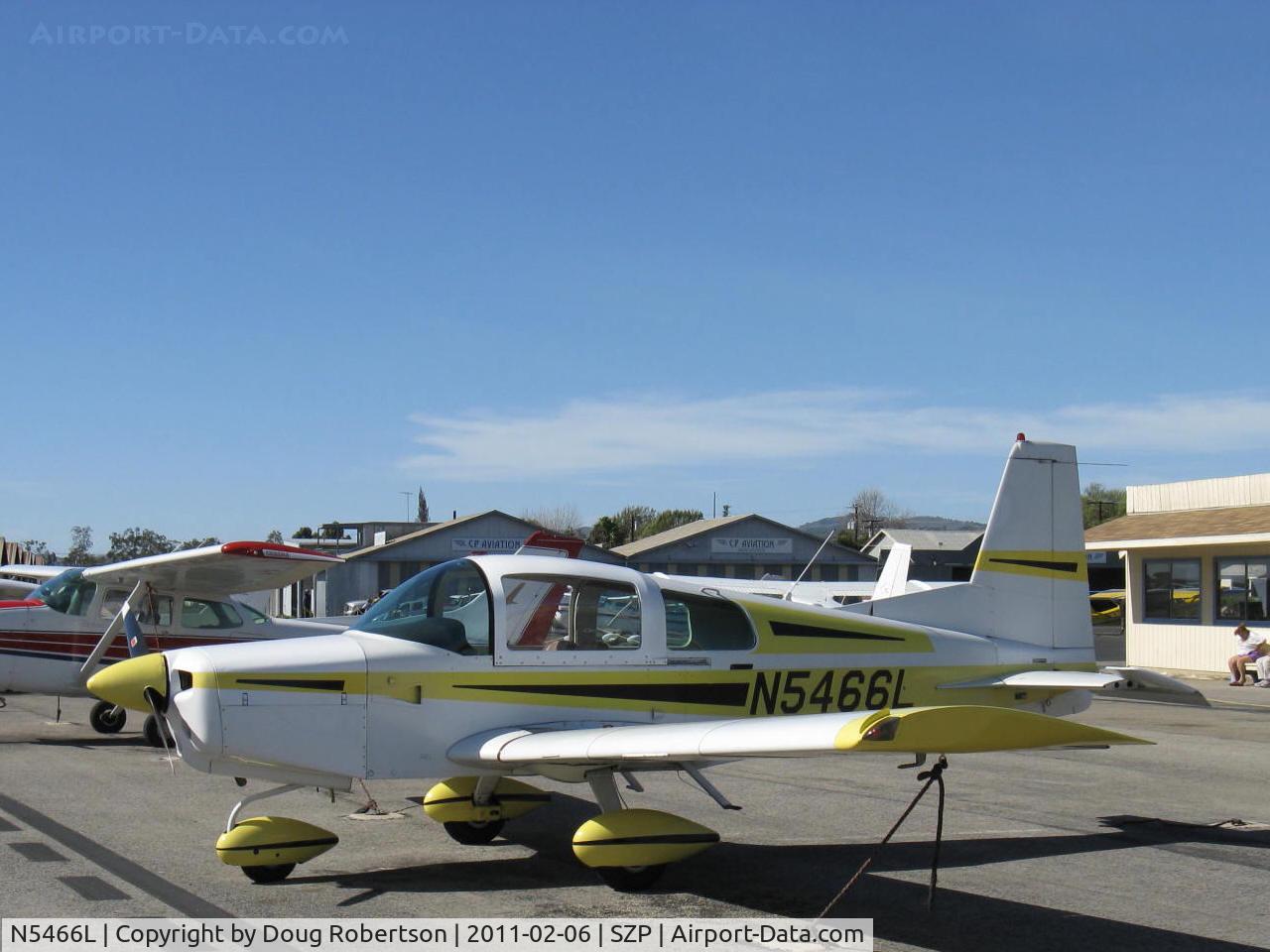 N5466L, 1973 Grumman American AA-5 Traveler C/N AA5-0366, 1973 Grumman American AA-5 TRAVELER, Lycoming O-320-E2G 150 Hp