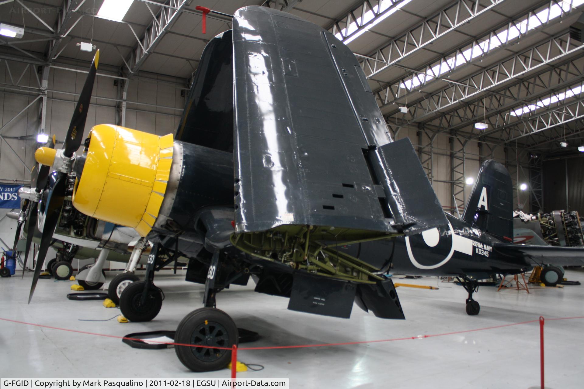 G-FGID, 1945 Goodyear FG-1D Corsair C/N 3111, Goodyear FG1D