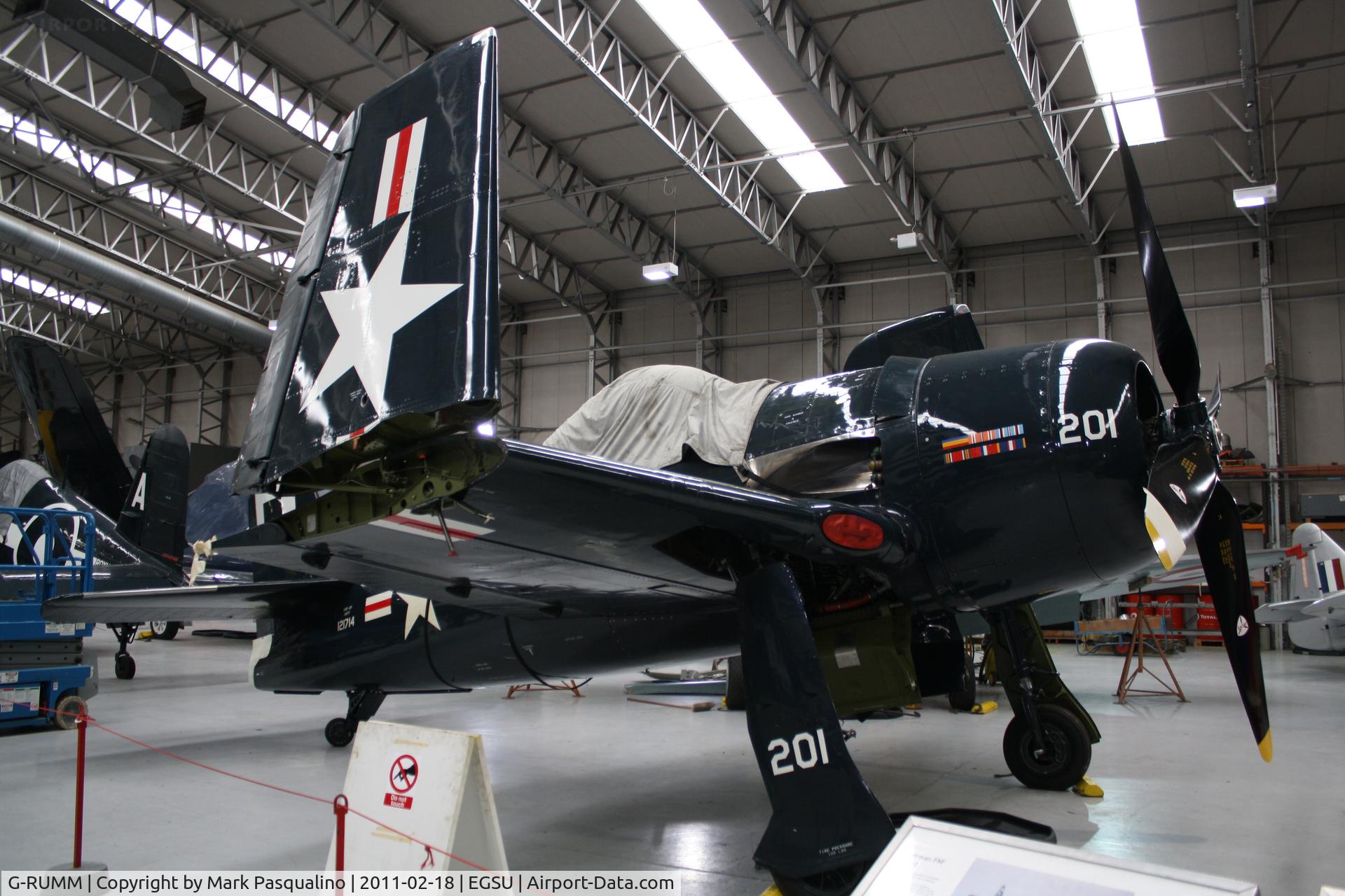 G-RUMM, 1948 Grumman F8F-2 (G58) Bearcat C/N D.1088, Grumman F8F-2
