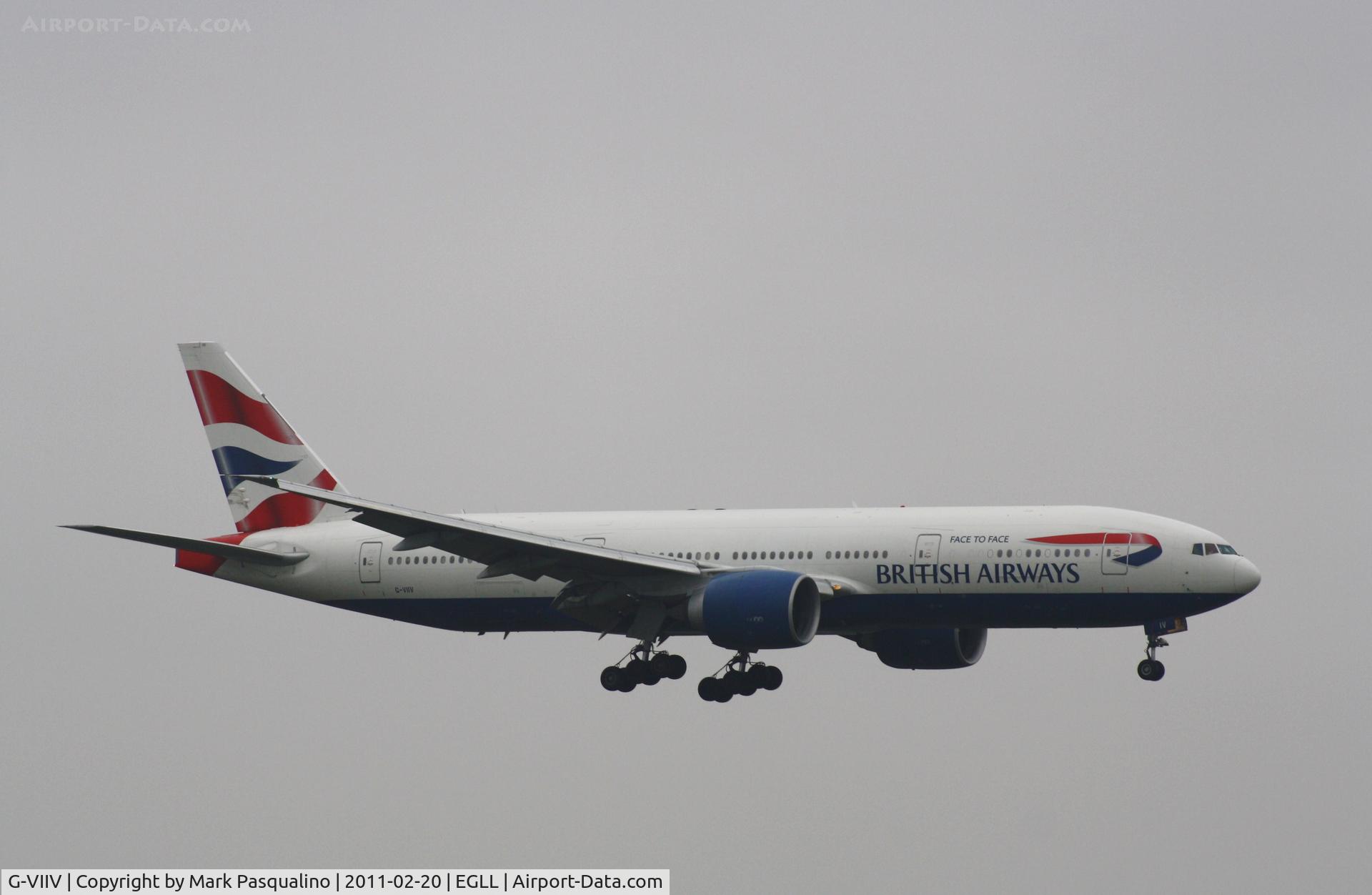 G-VIIV, 1999 Boeing 777-236 C/N 29964, Boeing 777-200