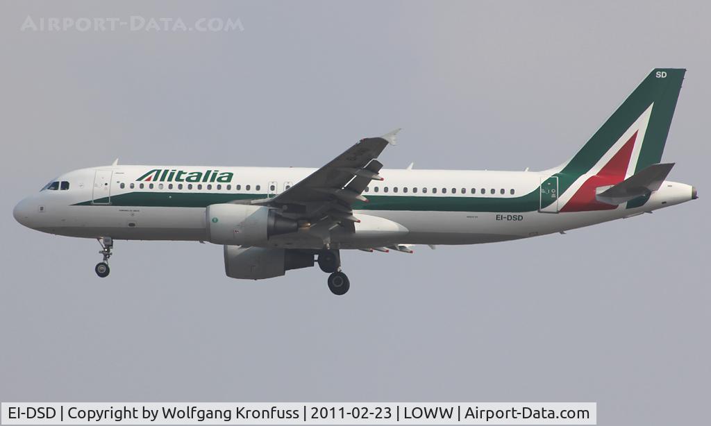 EI-DSD, 2007 Airbus A320-216 C/N 3076, Alitalia
