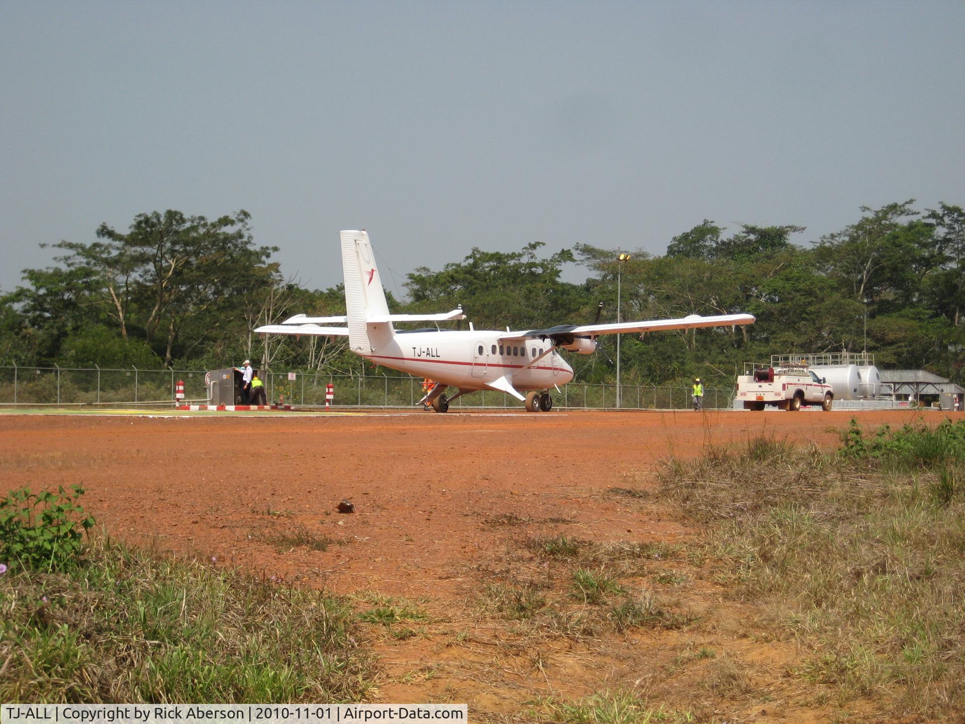 TJ-ALL, 1977 De Havilland Canada DHC-6-310 Twin Otter C/N 572, This machine flies 1200 hrs a year for COTCO (Cameroon Oil Transportation Company) hauling employees to several pumping stations in Cameroon.