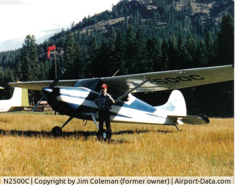 N2500C, 1953 Cessna 170B C/N 26144, Taken at Red's Horse Ranch Oregon with former
paint and owner.