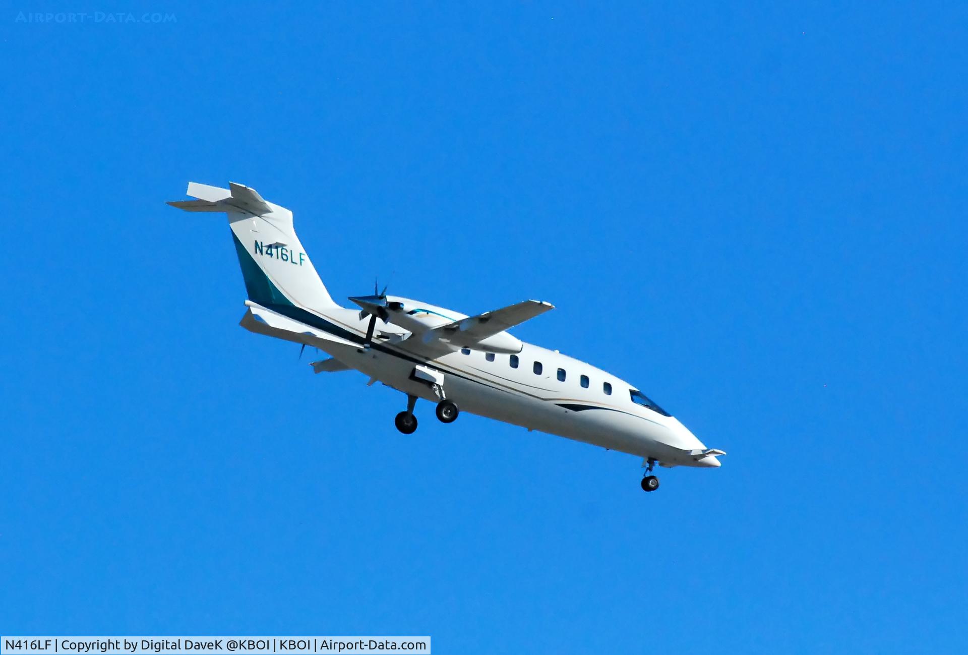 N416LF, Piaggio P-180 Avanti C/N 1012, @KBOI