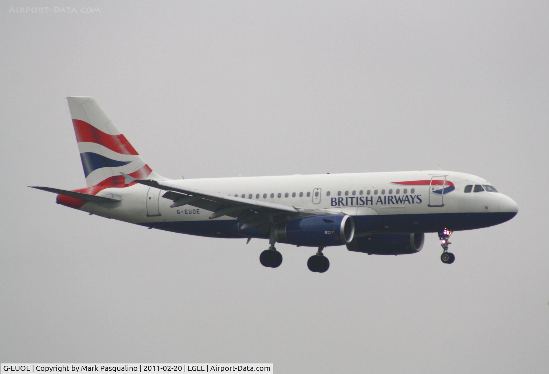 G-EUOE, 2001 Airbus A319-131 C/N 1574, Airbus A319