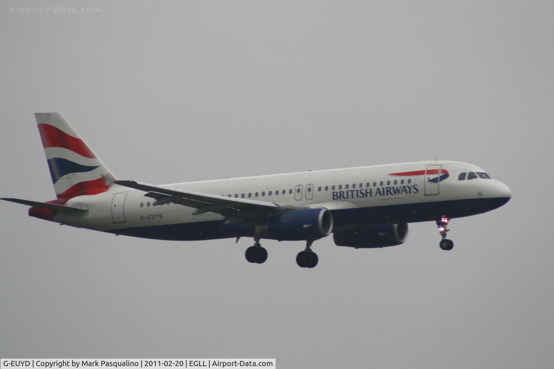 G-EUYD, 2008 Airbus A320-232 C/N 3726, Airbus A320